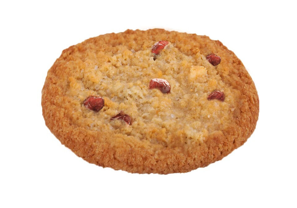 Τραγανά Μπισκότα Βρώμης, Cranberry, Λευκή Σοκολάτα